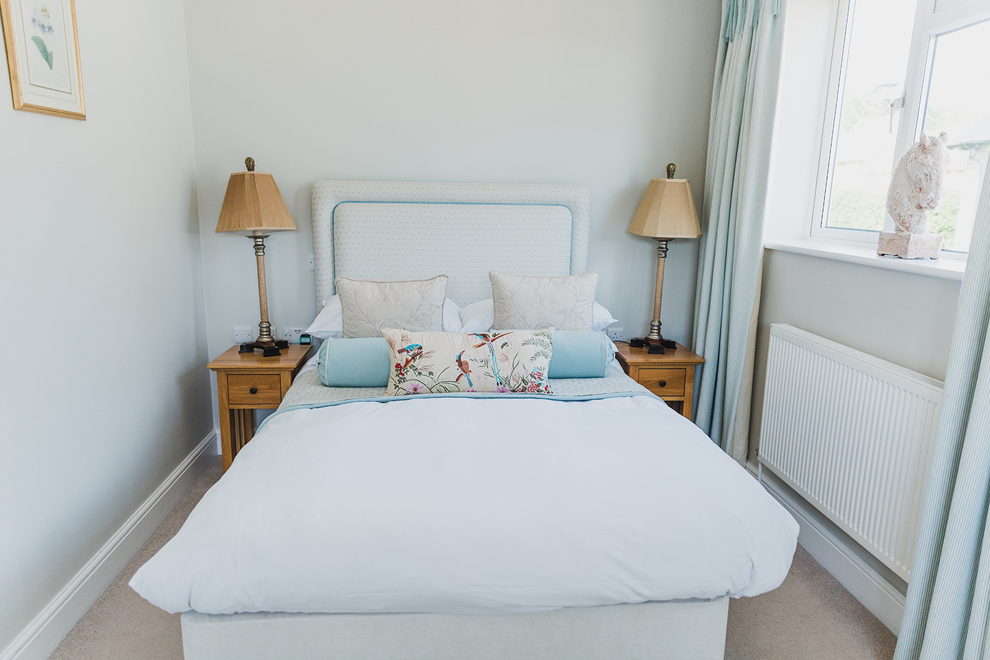 Guest bedroom in Appleloft Cottage for wedding guests