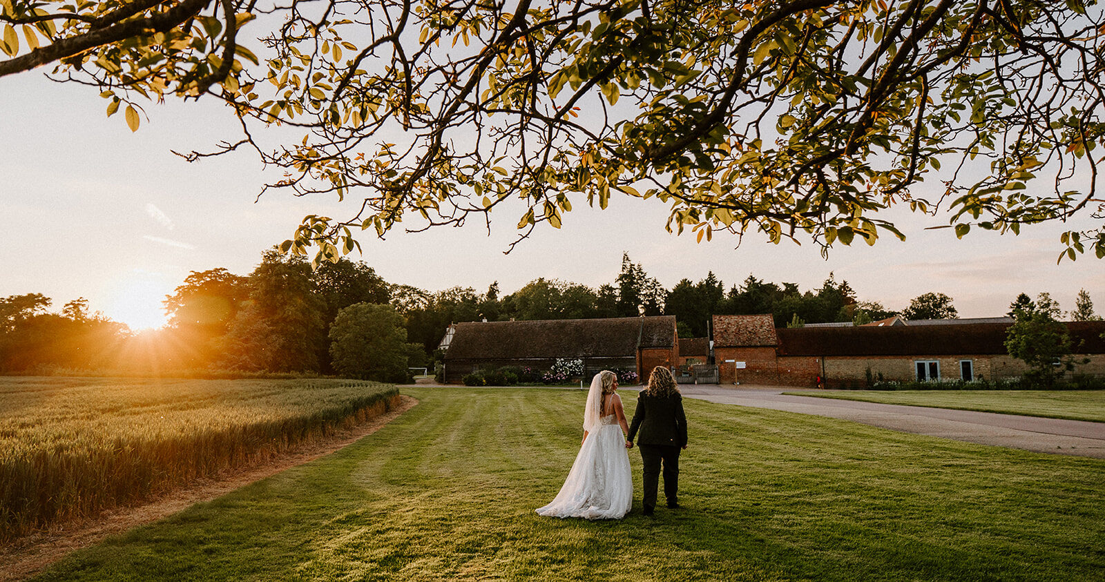 Bassmead Manor Barns lqbtq couple wedding day