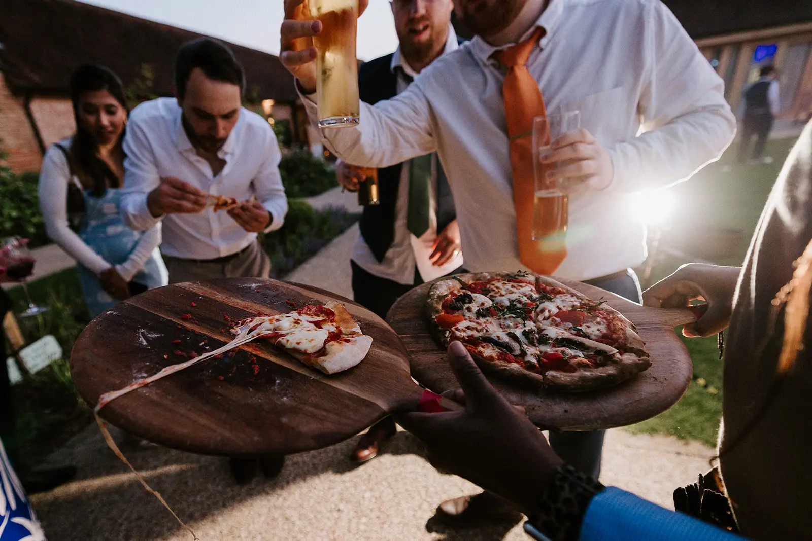 bassmead manor barns pizza outside