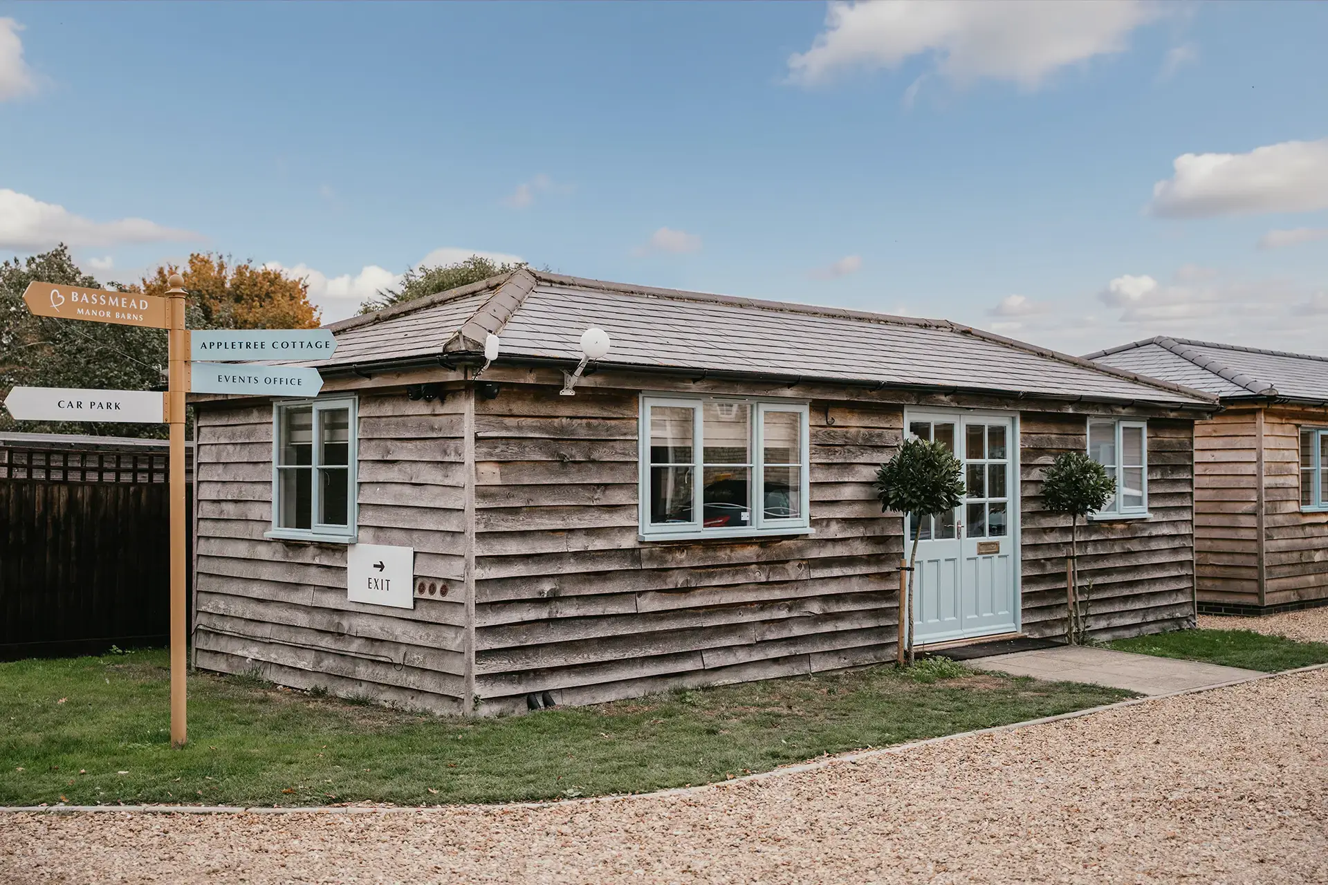 bassmead manor barns the dudeoir external