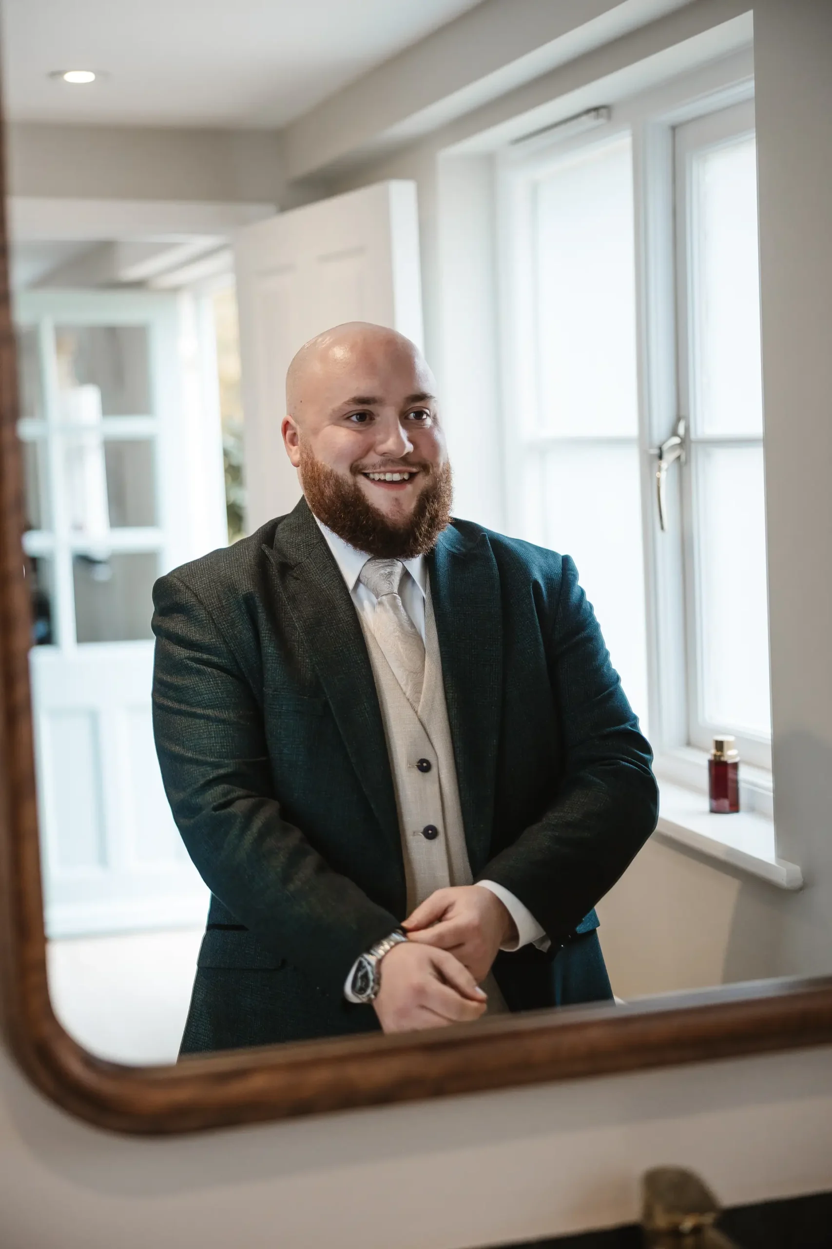bassmead maor barns the dudeoir groom getting ready michelle white photography