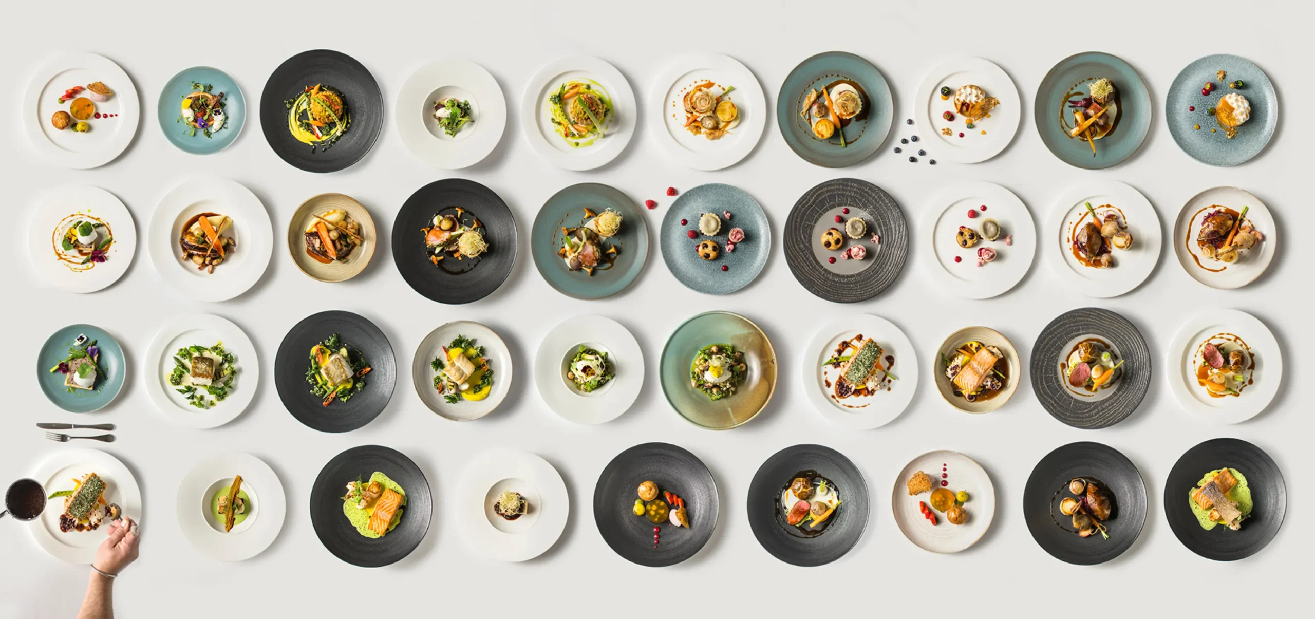 bassmead manor barns chefs table dishes