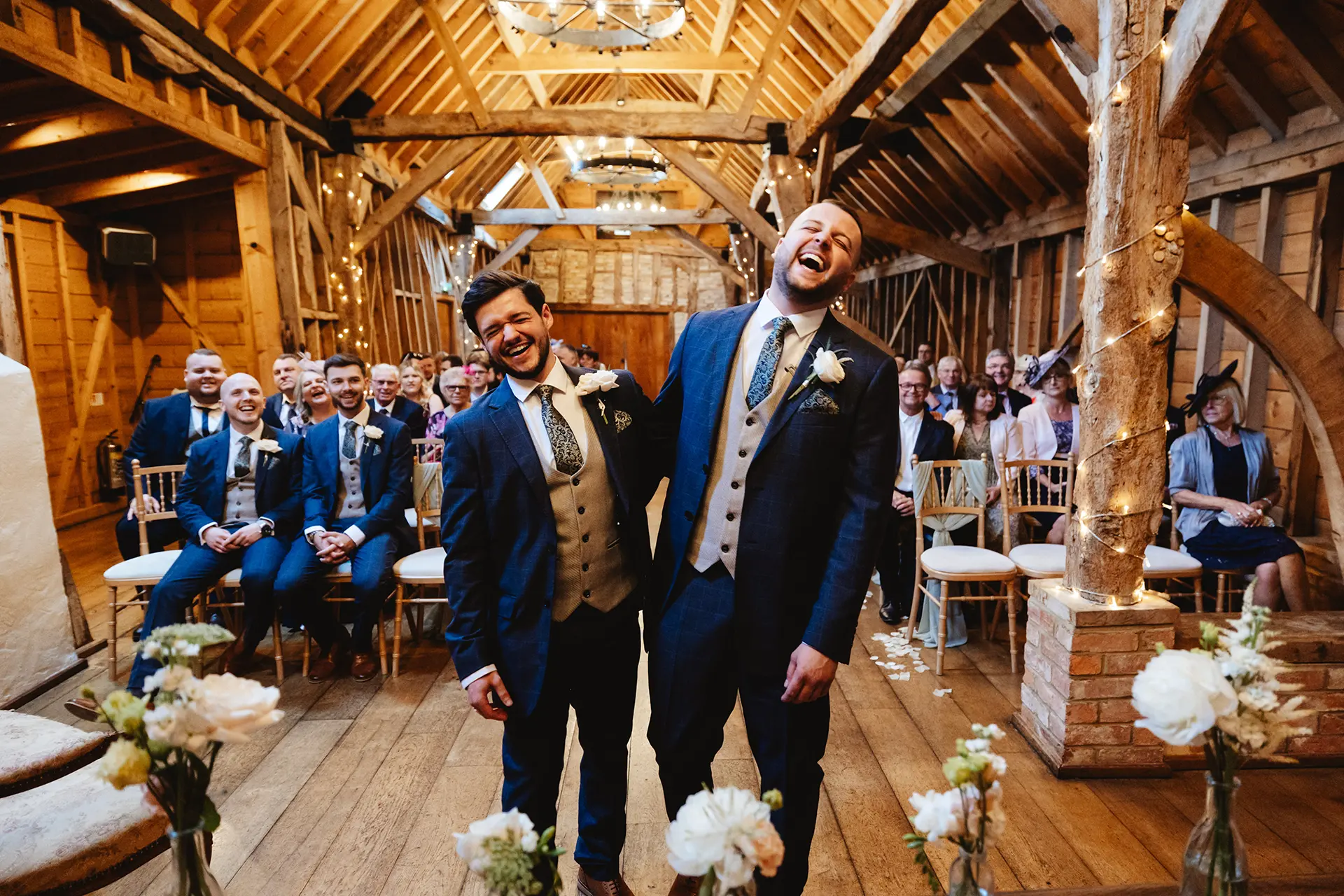 Bassmead Manor Barns same sex wedding